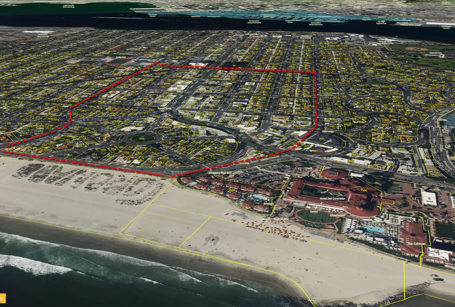 A ZIP code taken apart by neighborhood boundary